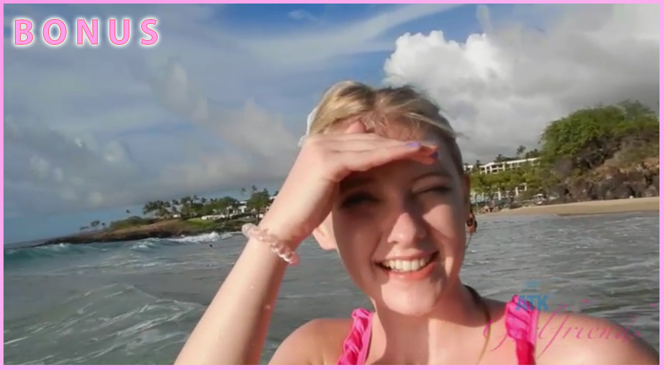 You fuck Melody on the bluff, and cum on her face and tits.