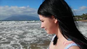 You tour the island with Violet.